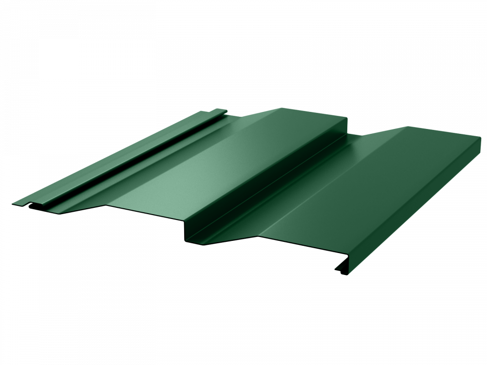 Сайдинг кораб доска 228/255 0.5 RAL6005 зеленый мох