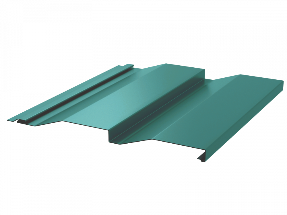 Сайдинг кораб доска 228/255 0.5 RAL5021 морская волна