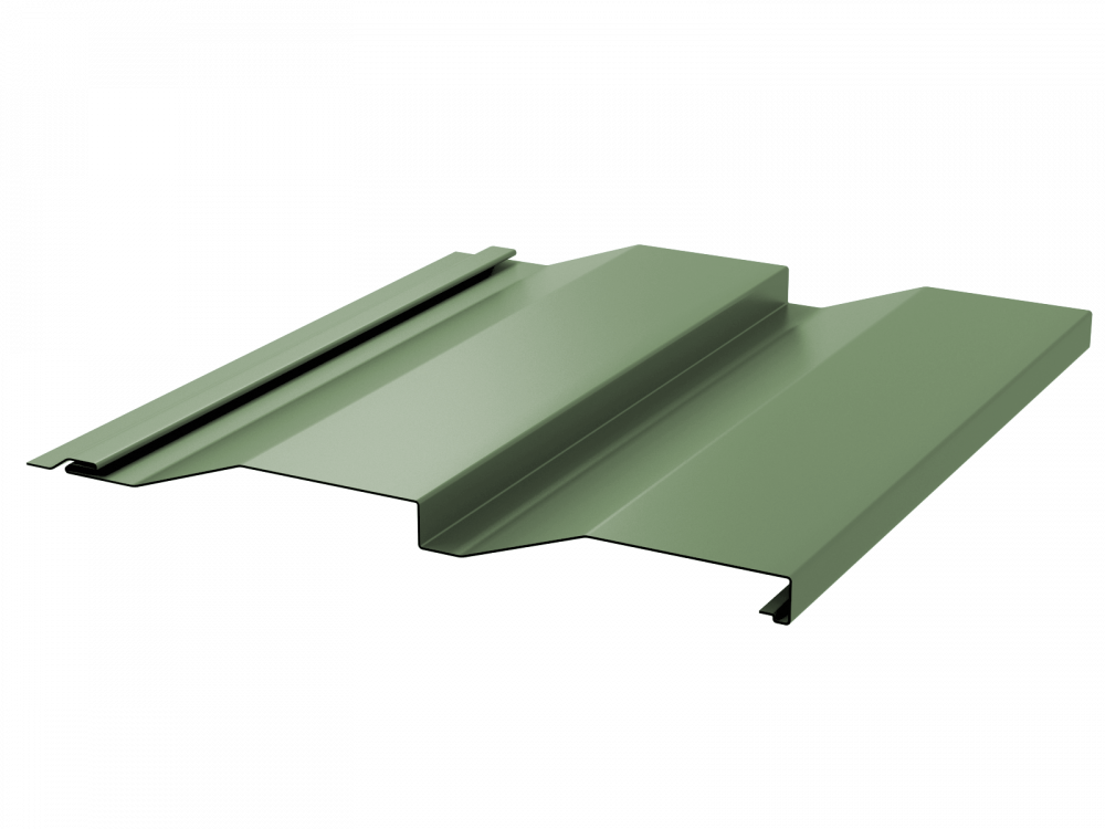 Сайдинг кораб доска 228/255 0.5 RAL6021 бледно-зеленый