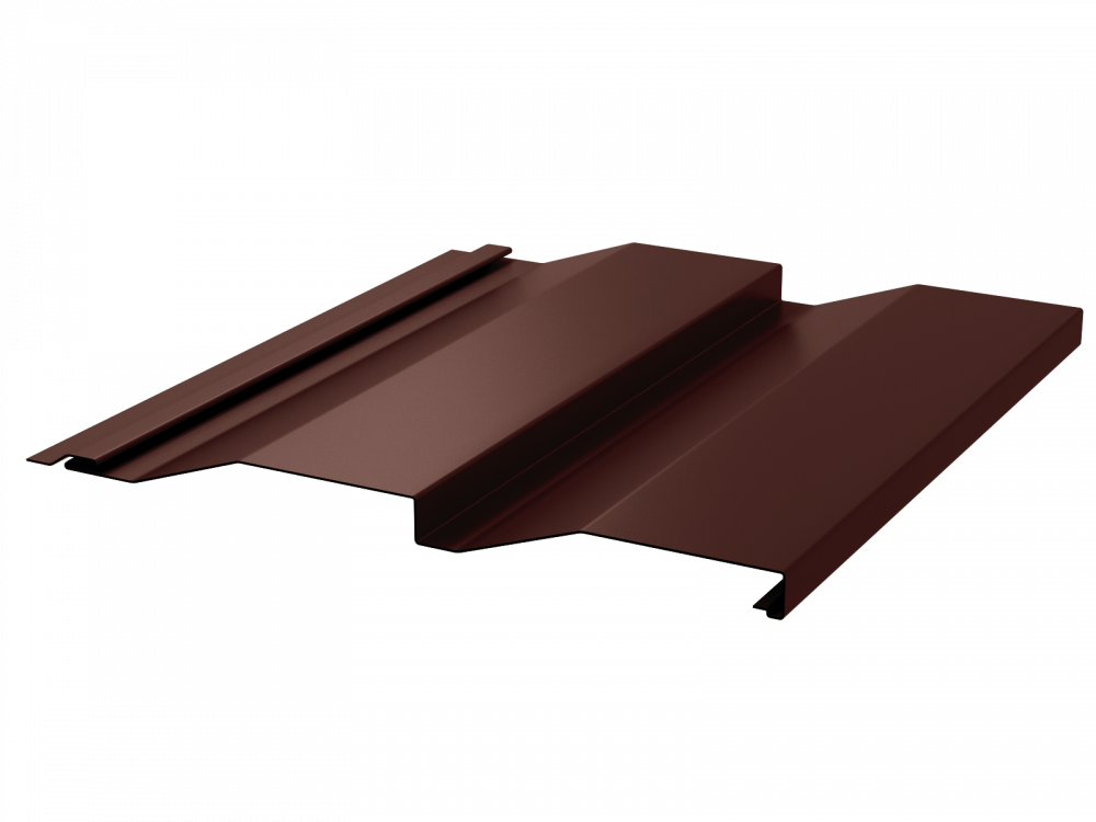 Сайдинг кораб доска 228/255 0.5 RAL8017 шоколад